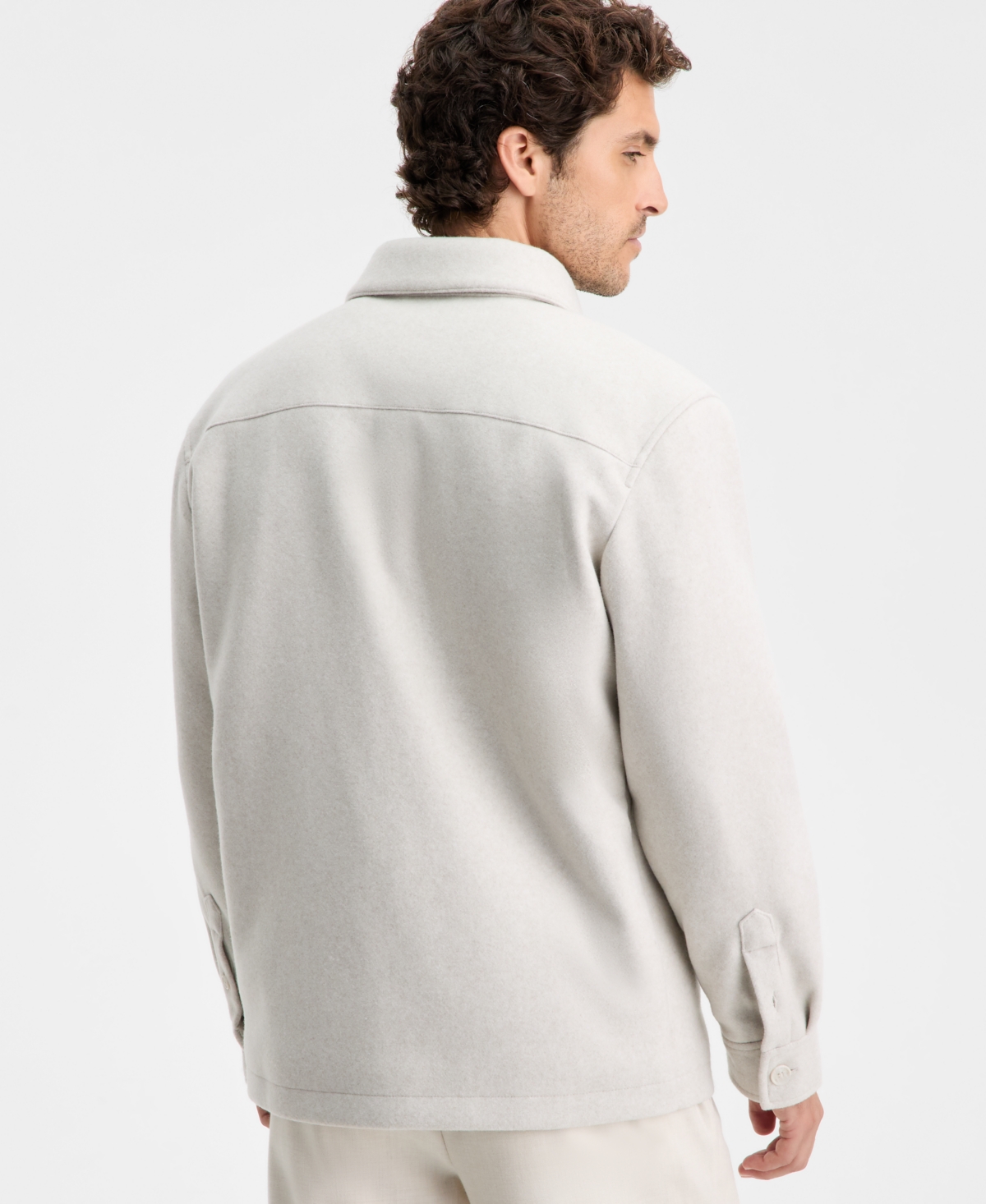 Alfani Men's Wool Padded Shirt Jacket, Macy's Exclusive