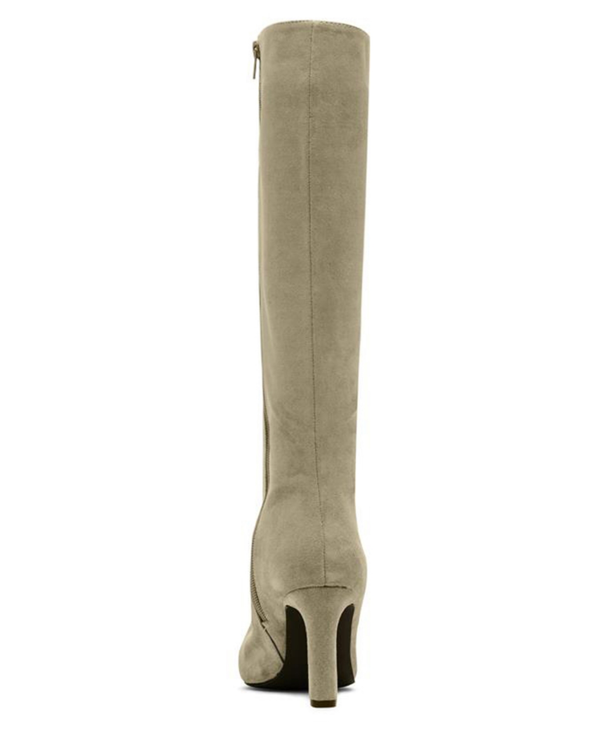 Madden Girl Women's Voyage Knee High Square Toe Dress Boots In Gray