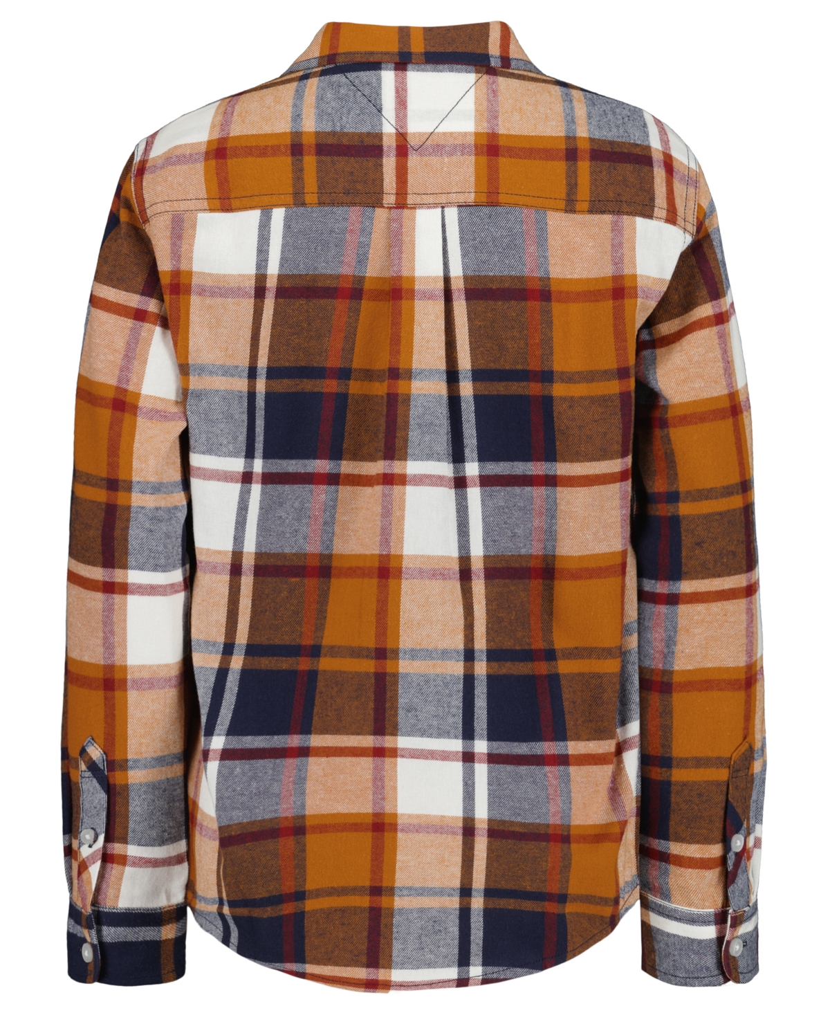 Tommy Hilfiger Boys 8-20 Flannel Long Sleeves Shirt In Multi