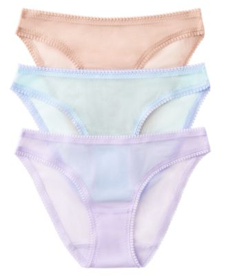 Women's Mesh Hip Bikini Underwear 3 Pack 3202P3