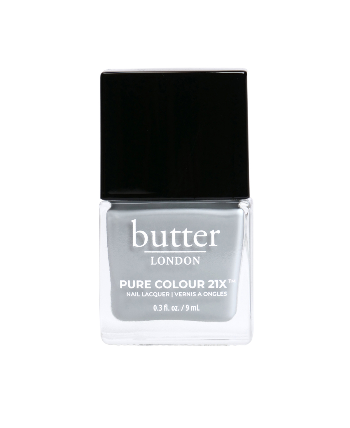 Butter London Pure Color 21x Nail Lacquer, 0.3 Oz. In Gray