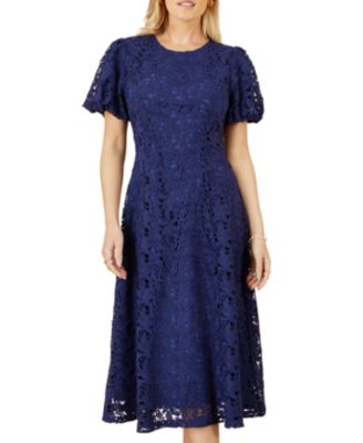 Women's Lace Midi Skater Dress