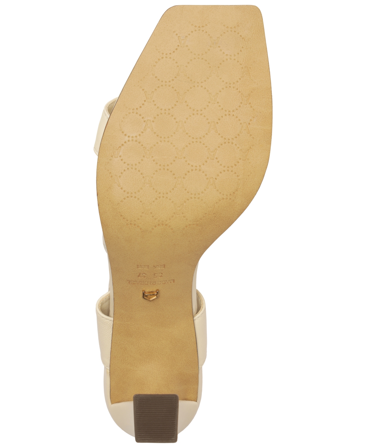 Arezzo Women's Beverly Mid Block Sandal In Neutral