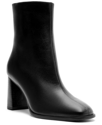 Women's Regina Wood Block Heel Booties