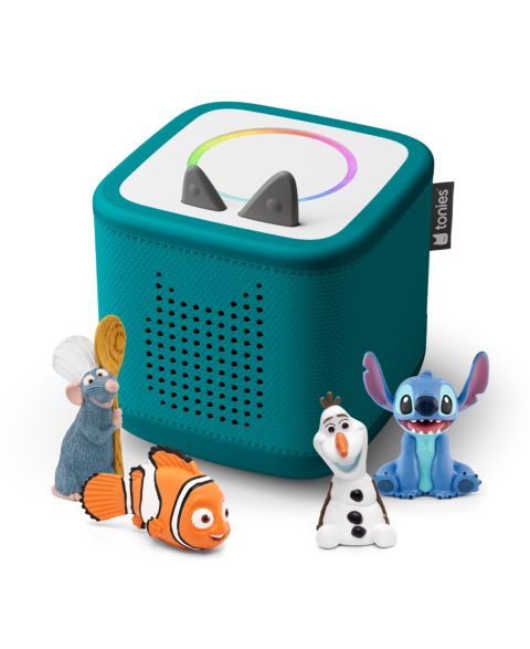 Детские фигурки Tonies TB2 Disney Bundle Box, Ratatouille, Stitch, Olaf, Finding Nemo Figurines - Teal