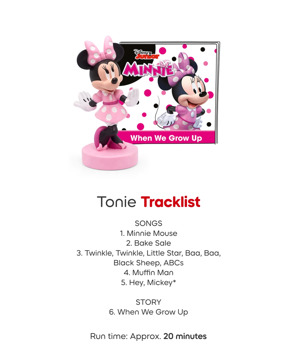Tonies Tb2 Disney Princess Bundle Box Encanto, Moana, Frozen, Minnie Mouse In Transparent