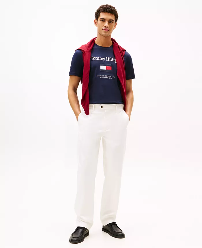 Men's Logo Embroidered Flag T-Shirt - thumbnail 2