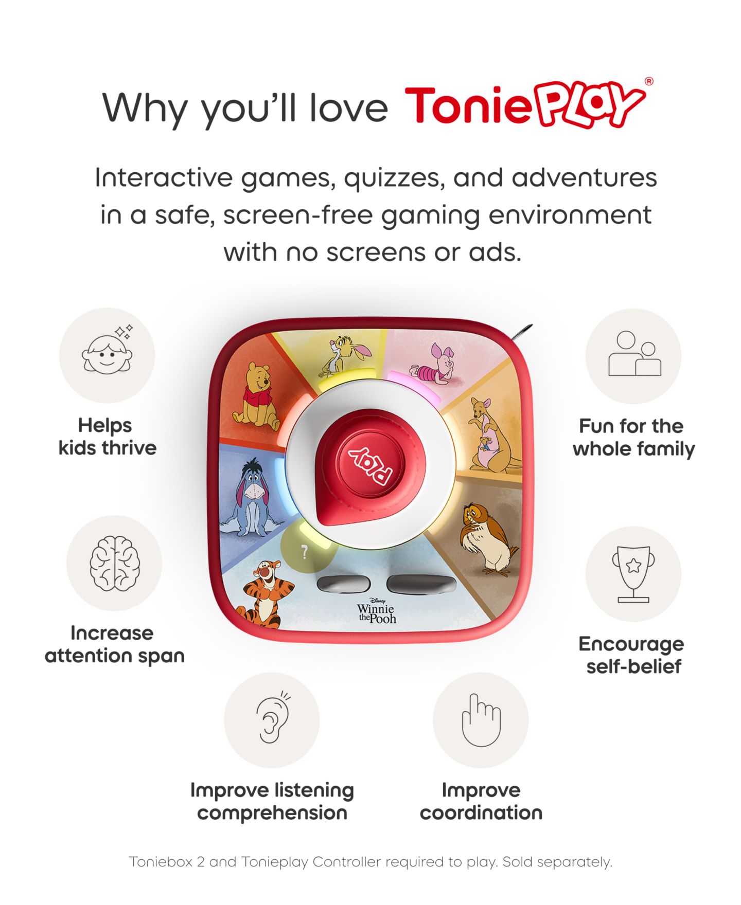 Детские игрушки Tonies Tonieplay Disney Winnie The Pooh Tigger's Mix-Up Fix-Up Game — фото 7