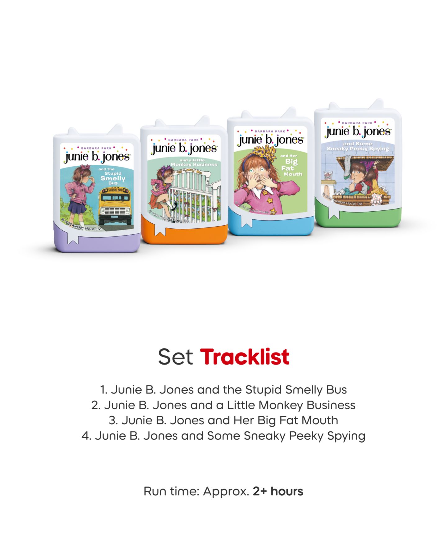 Детские игрушки Tonies Junie B. Jones Audiobook, 4 Pack — фото 8