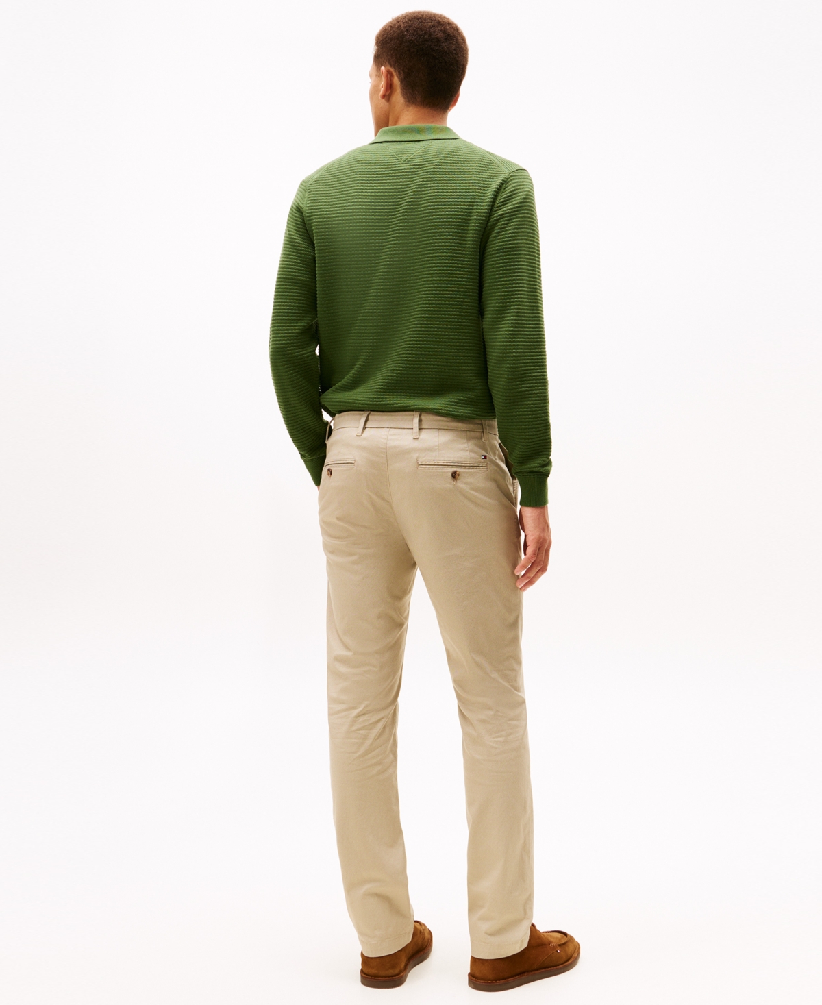 Tommy Hilfiger Men's Denton Printed Structure Slim Fit Pants