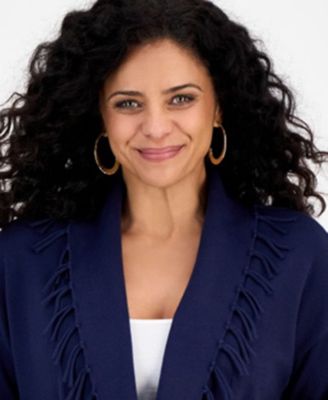 Petite Relaxed-Fit Cardigan Sweater