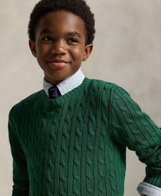 Big Boys Cable Knit Sweater