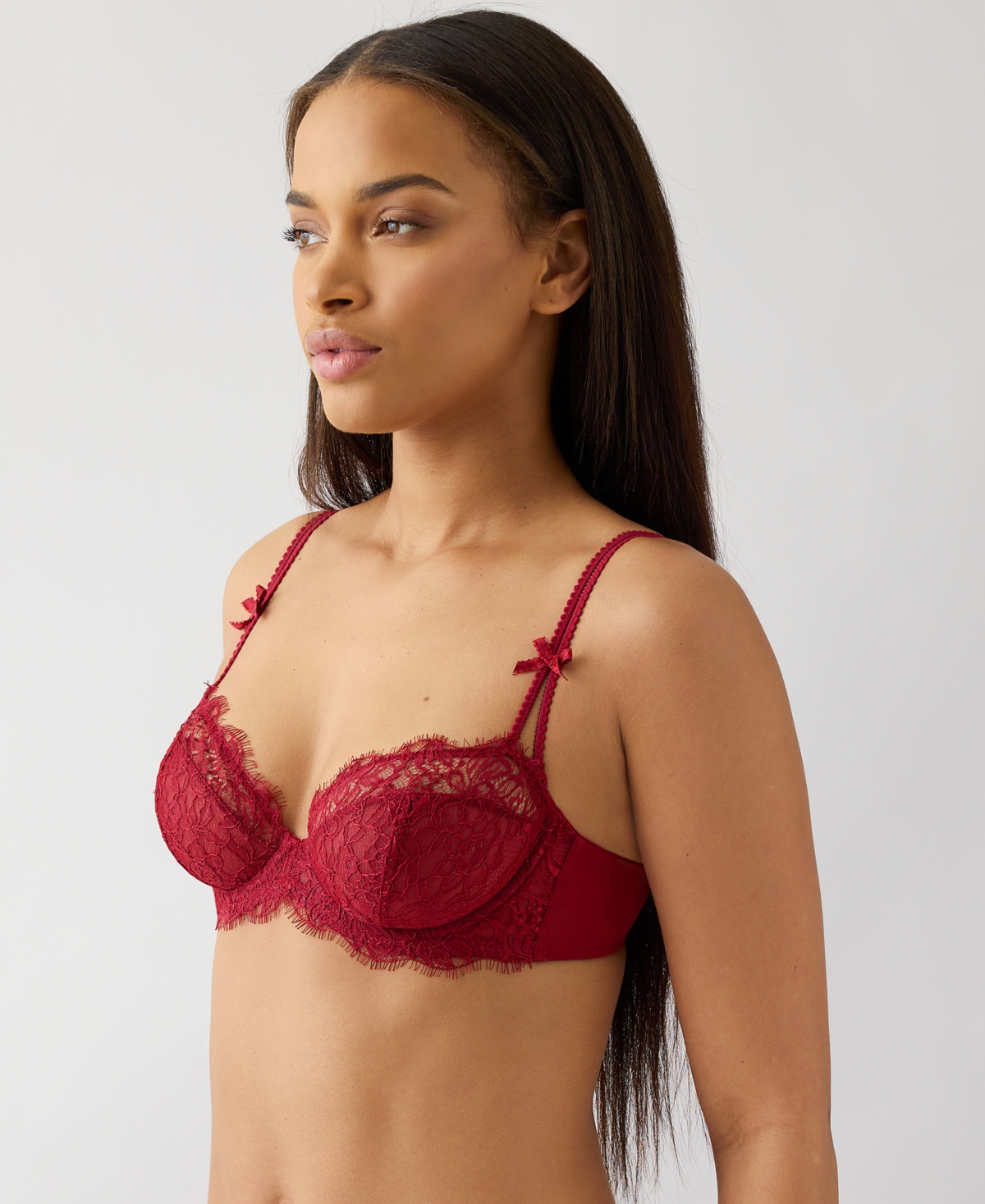 B.tempt'd By Wacoal Women's It's On Lace Underwire Bra 951296 In Red