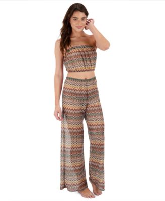 Women's Chevron Knit Pull-On Beach Pants