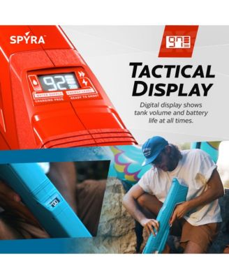 Electric Water Blaster Outdoor Squirt Gun for Pool Games, SpyraThree, Red