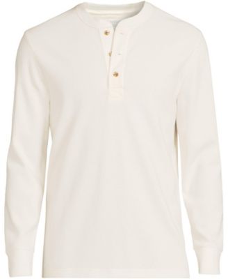 Men's Long Sleeve Thermal Waffle Henley