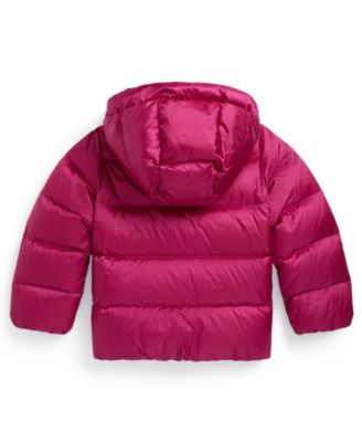 Girls' 2T-6X Metallic Hooded Jacket