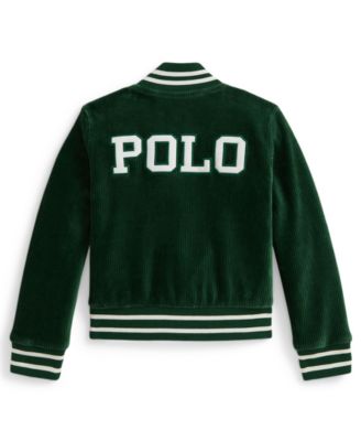 Girls' 2T-6X Knit Bomber Jacket