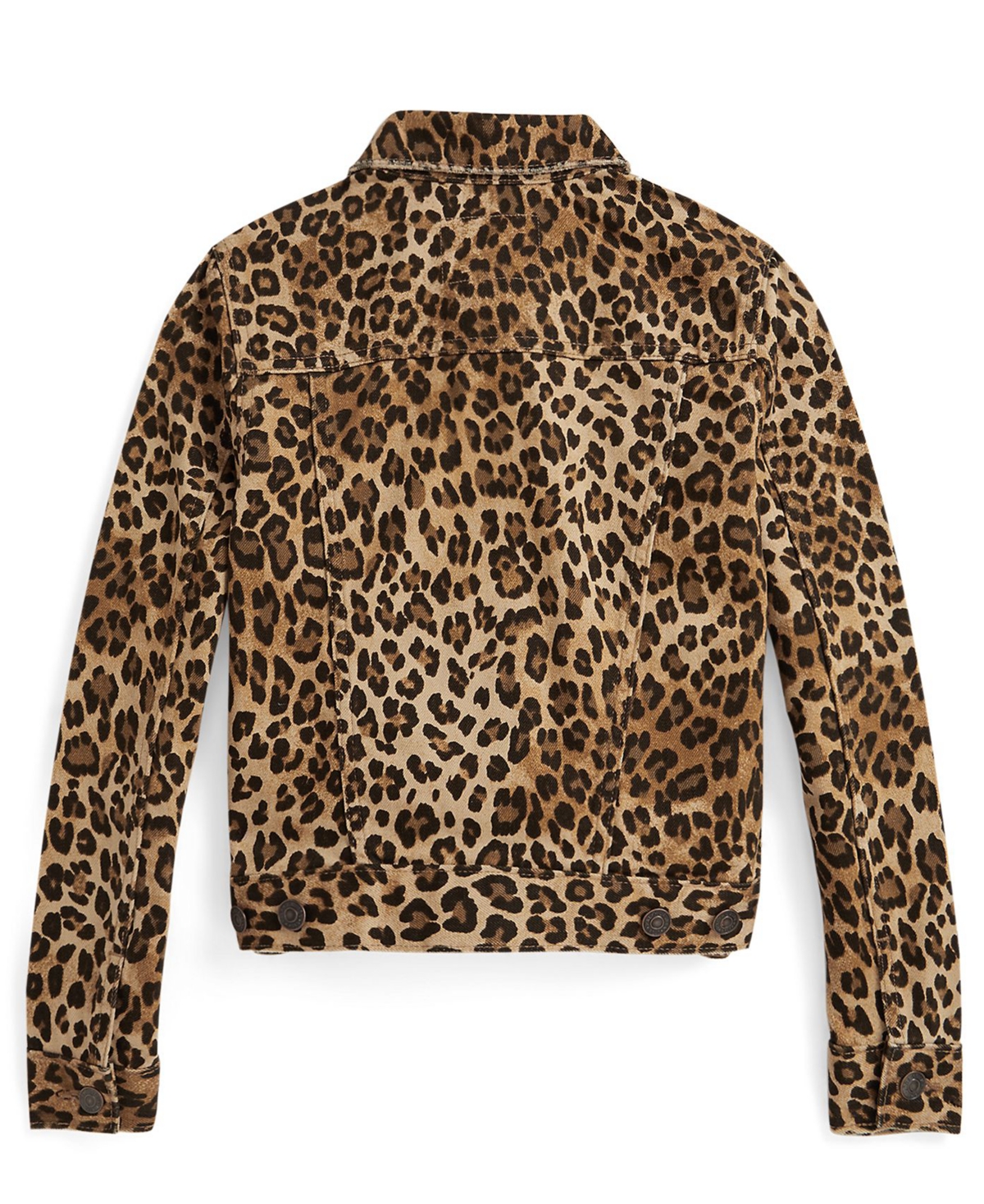 Polo Ralph Lauren Girls 7-16 Leopard-Print Trucker Jacket