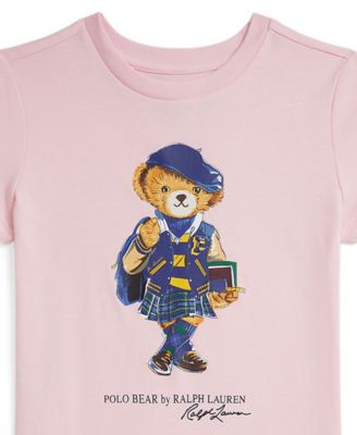Girls 7-16 Polo Bear Cotton Jersey Dress