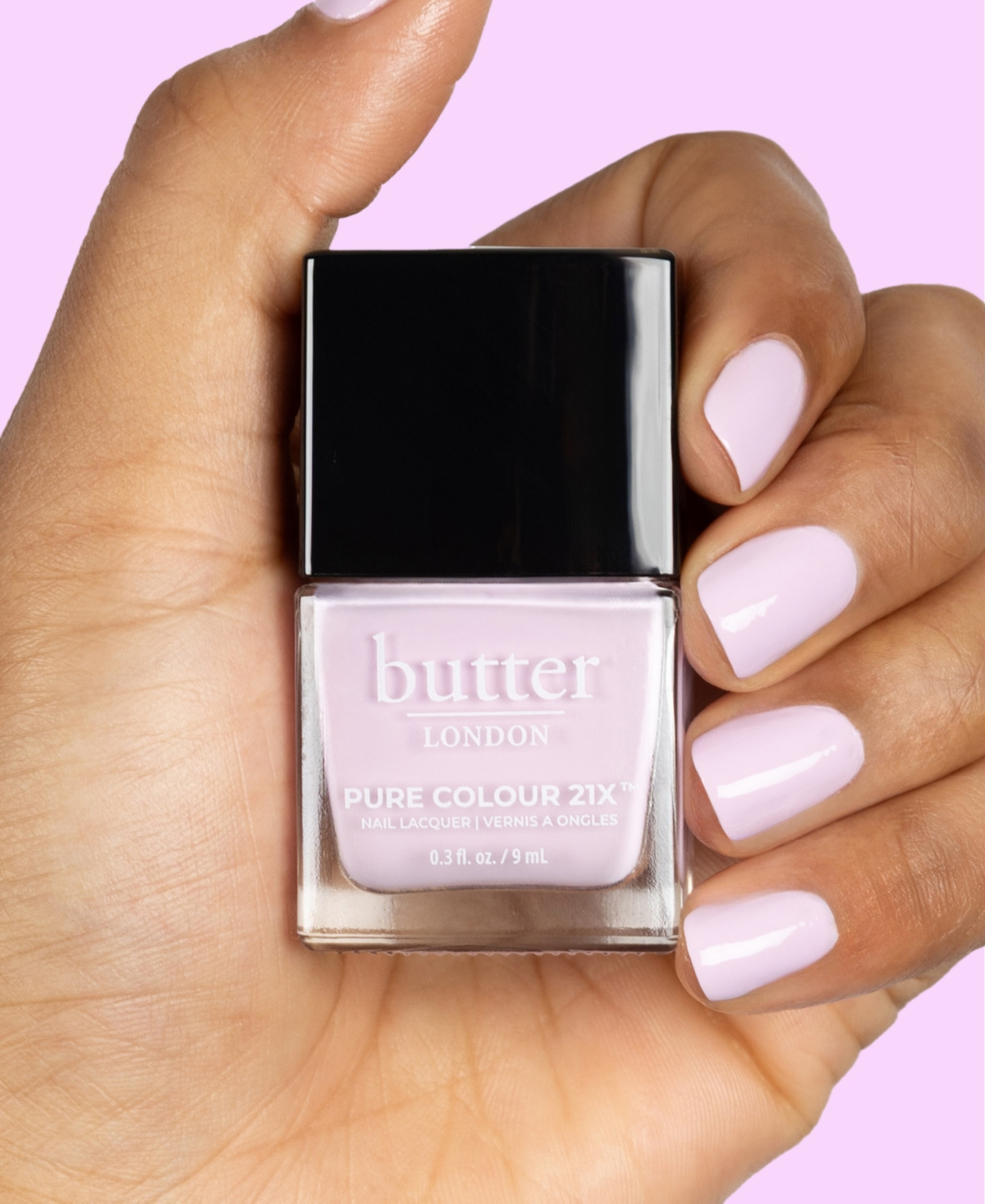Butter London Pure Color 21x Nail Lacquer, 0.3 Oz. In Purple