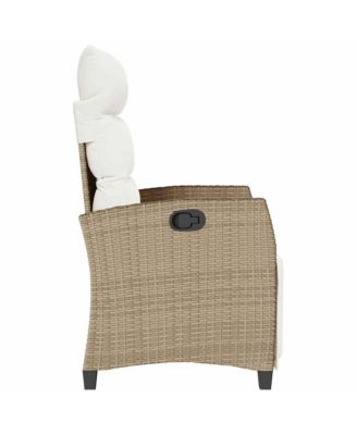 Reclining Patio Chair Foldable Reclining Garden Chair Rectangular