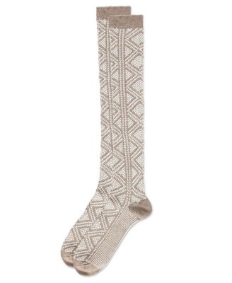 Women's Diamond Tone Over The Knee Warm Sock