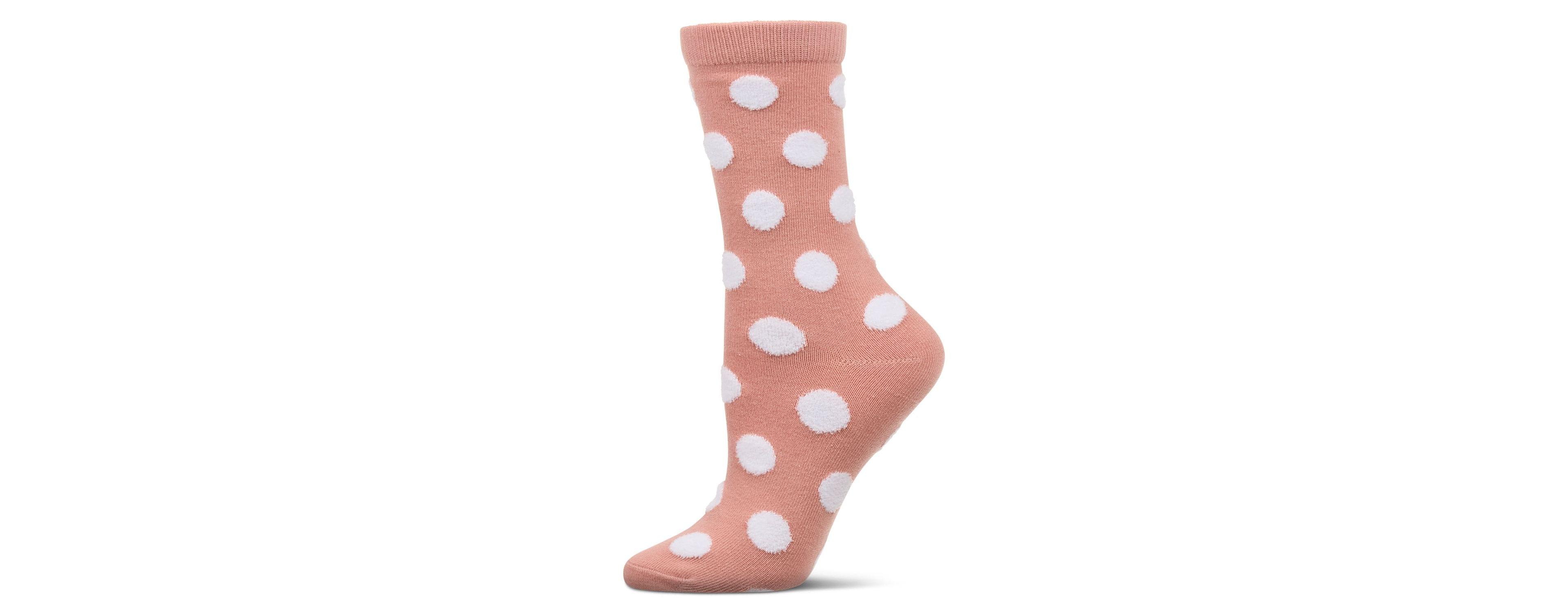 MeMoi Women's Connect The Dots Dimensional Crew Socks