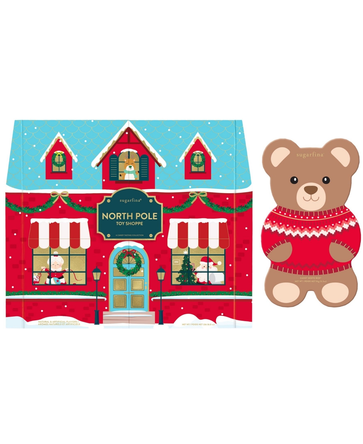 Sugarfina Holiday Santa and Friends Candy Bundle, 2 Piece