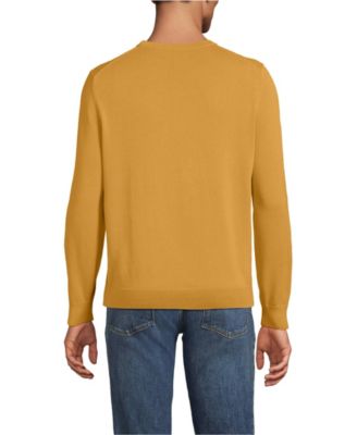 Men's Fine Gauge Cotton Crew Neck Sweater