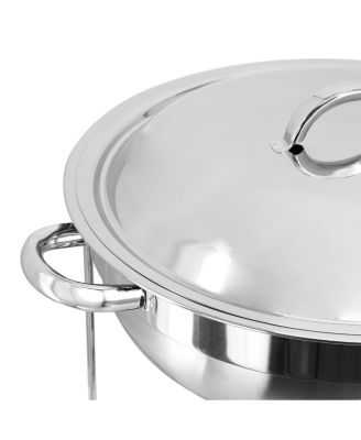 5.3 Quart Round Stainless Steel Professional Chafing Dish/Food Warmer/Buffet Server Serving Trays