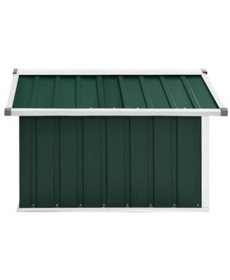 Garden Shed Green Galvanized steel Durable Garden Shed