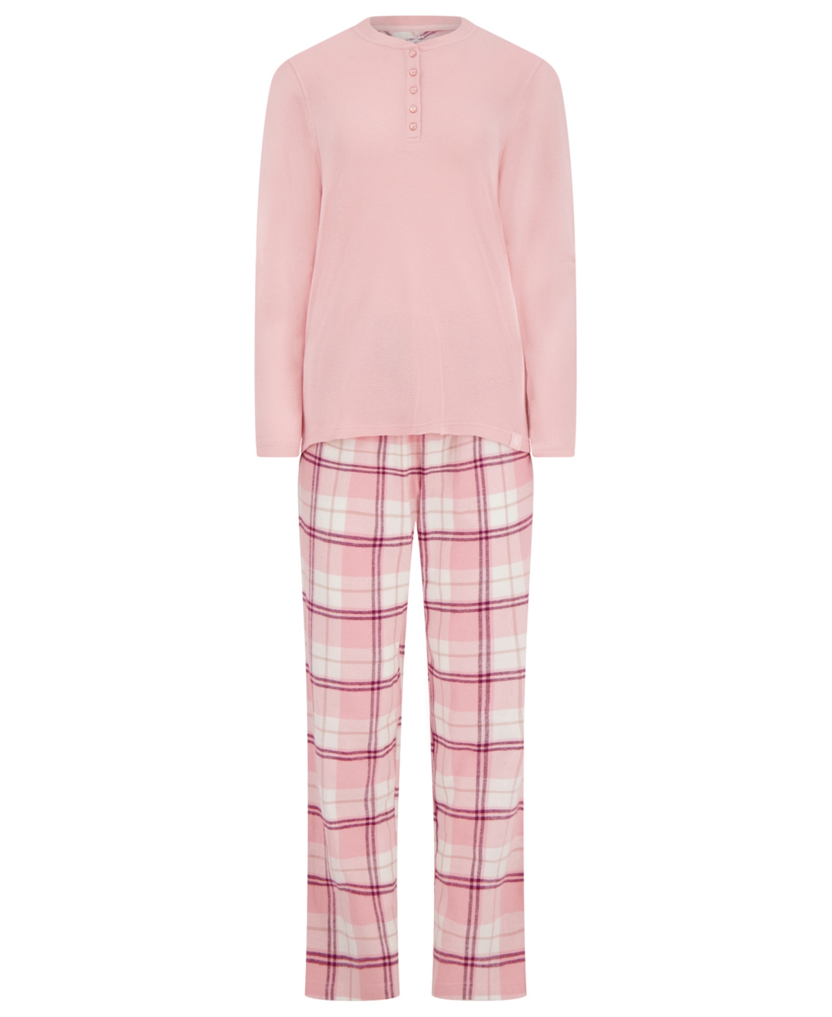 Heat Holders 2-piece Women's Felicity Pajama Top And Pants Set In Pink