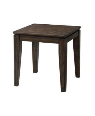 24"" x 24"" End Table in Brushed Mango