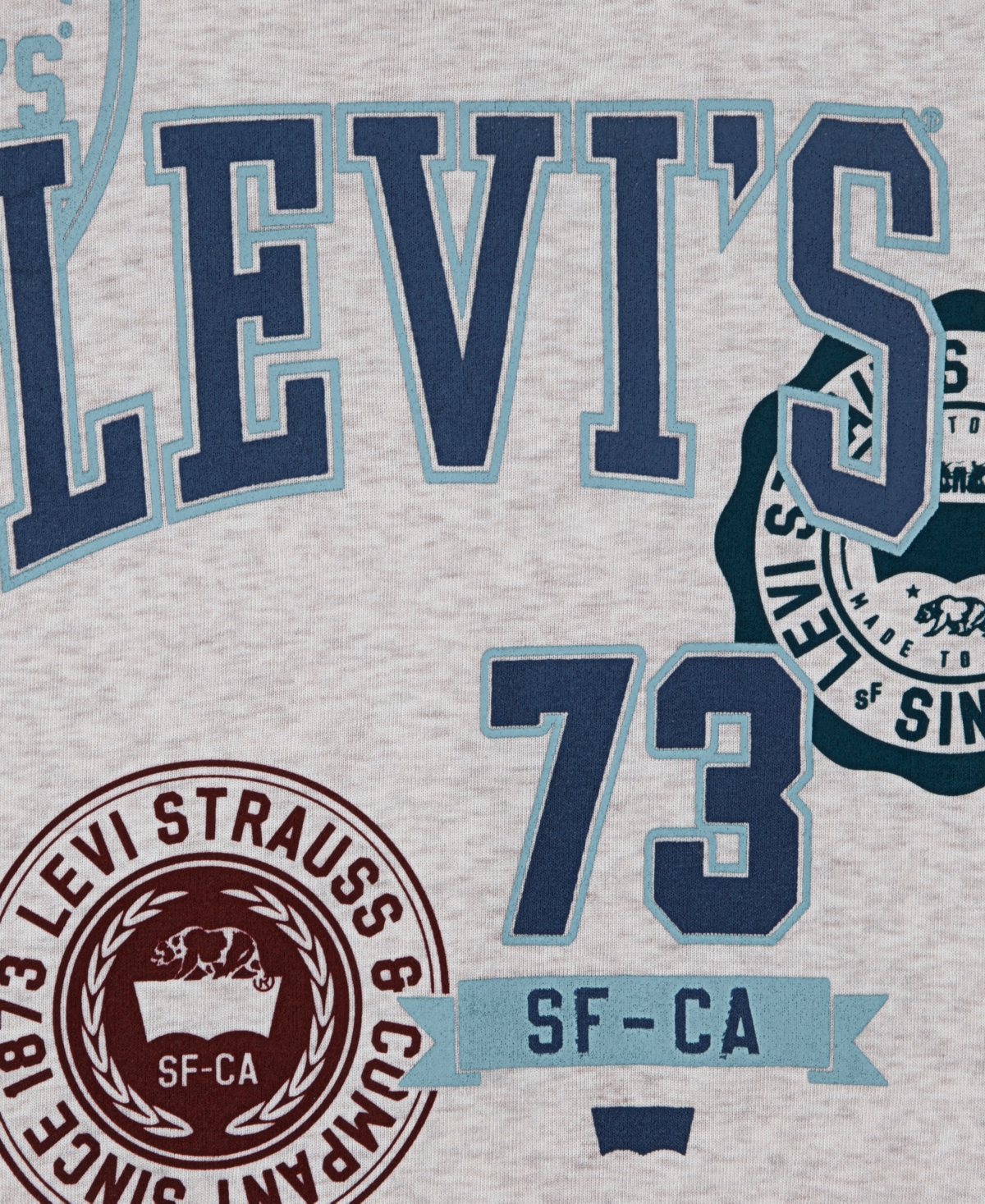 Levi's Boys 4-7 2 Piece Multi Hit Long Sleeves Hoodie and Joggers Set