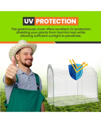 TrueShelter 6' X 8' Green House - Indoor or Outdoor Green House for Plants & Flowers - Portable Large Cover for Garden Lovers or Beginners