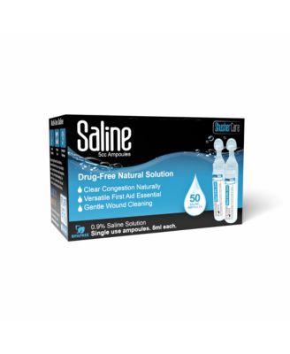 Shusher Care Saline Ampoules - 50Ct