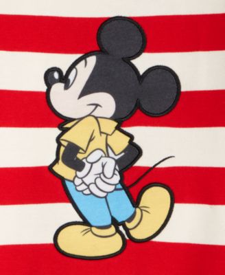 Toddlers Mickey Mouse Striped Sweatshirt & Jogger Pant Set, Macy's Exclusive