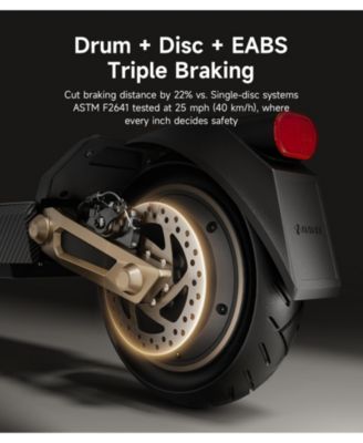 ST3 Pro Electric Scooter w/46.6 miles Max Operating Range & 24.9 mph Max Speed