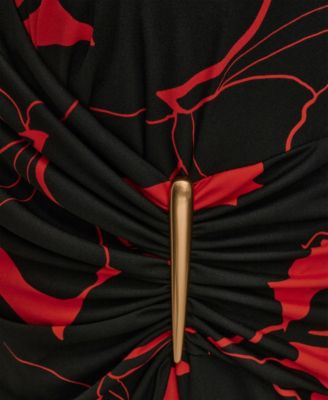 Plus Size Wrap Sheath Dress