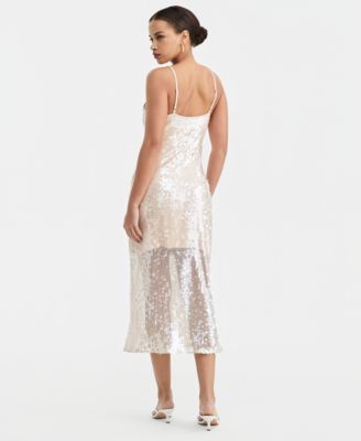 Women's Sequin Bodycon Midi Dress, Macy's Exclusive