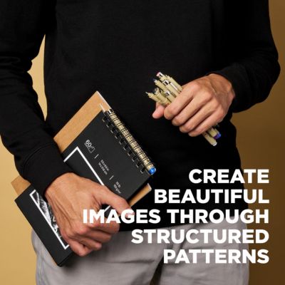 Zentangle tool set w/ 3.5" White Tiles