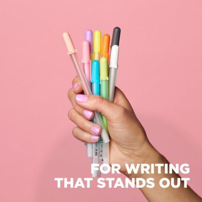 16-Piece Souffle Cube Collection 3-D Opaque Ink Pen Set