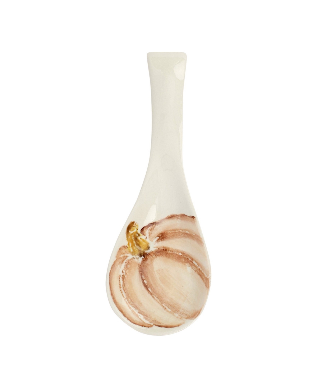 Vietri Pumpkins Spoon Rest In Neutral