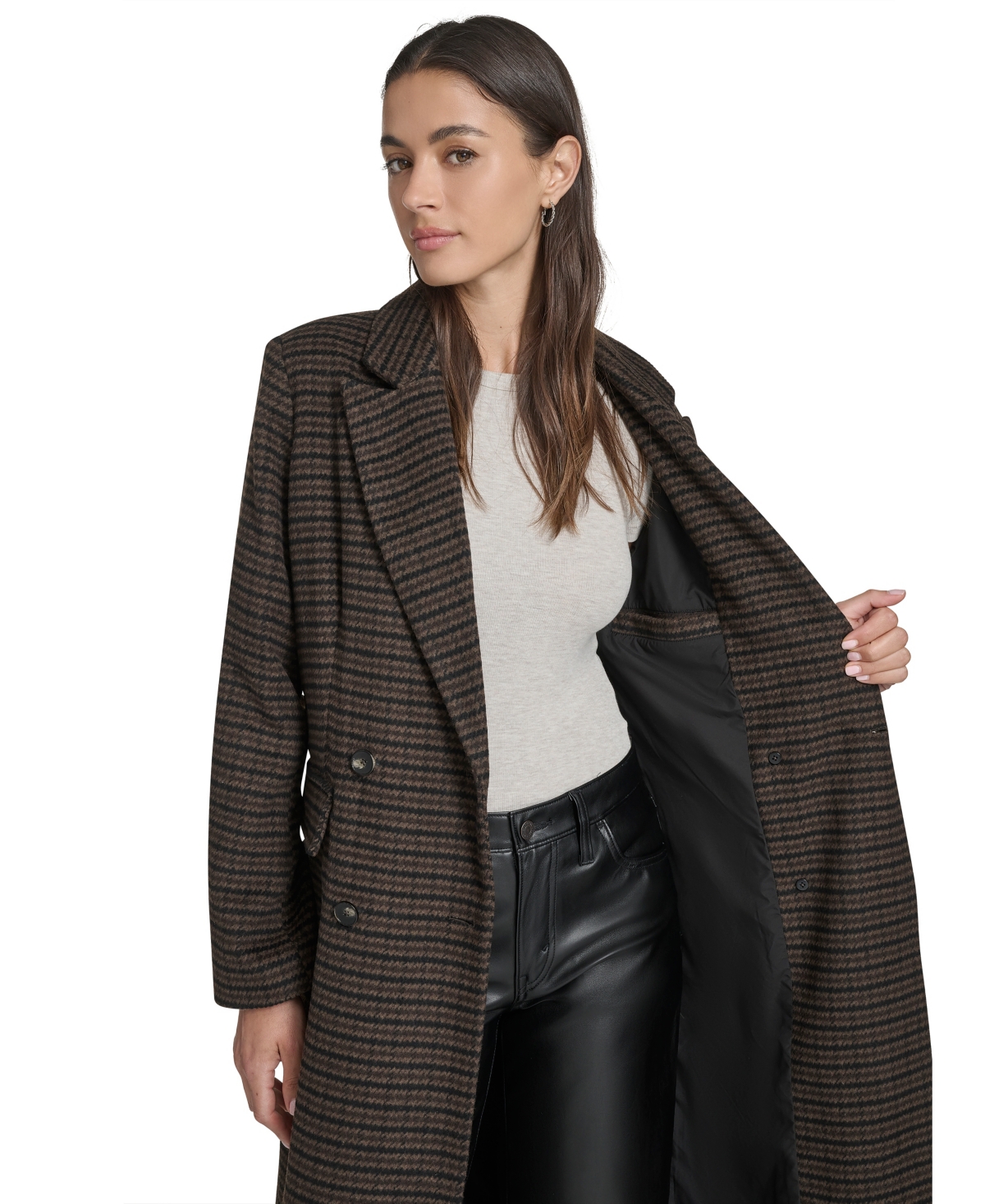 Levi's Women's Regular Double Breasted Blazer Coat In Multi