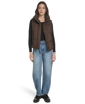 Women's Stand Collar Puffer Vest