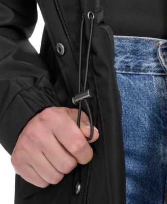 Women's Regular Raglan Sleeve Rain Parka Jacket