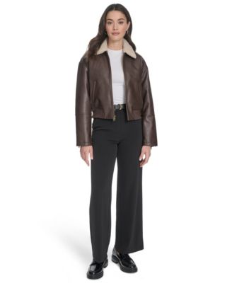 Women's Sherpa Collar Bomber Jacket