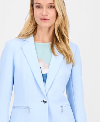 Women's Notch-Collar One-Button Jacket 