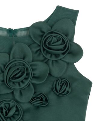 Girls' 2T-6X 3D Flower Applique Dress